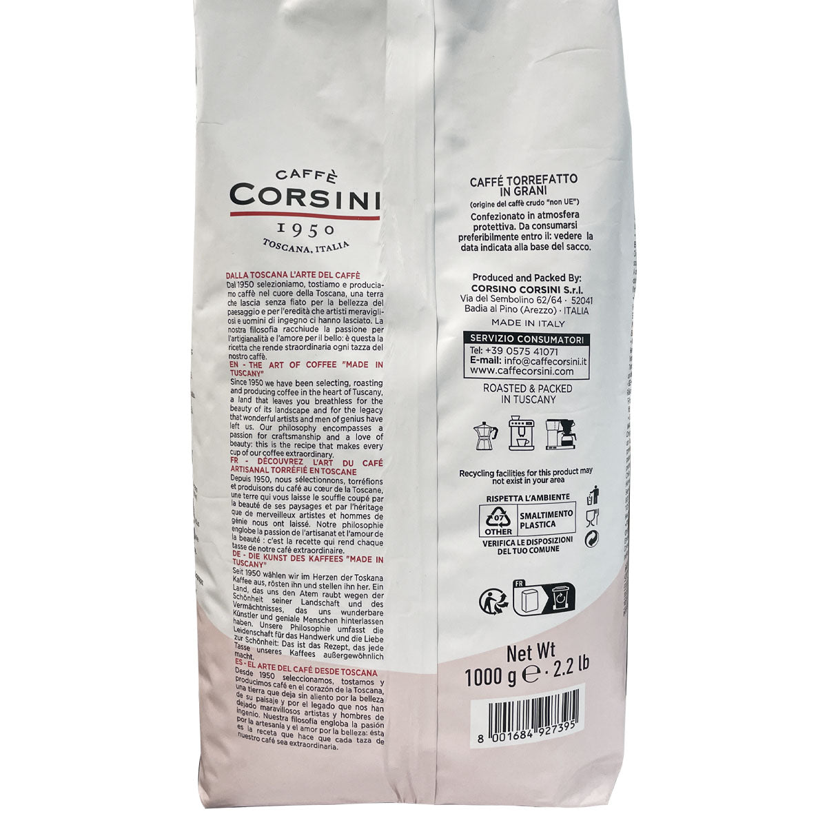 caff-corsini-crema-miscela-arabica-e-robusta-caff-in-grani-1-kg-gamma-home image 3