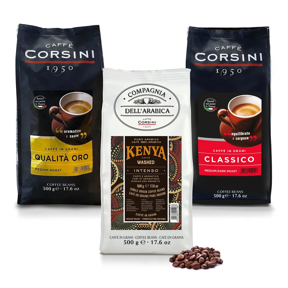 caff-corsini-classico-kenya-qualit-oro-caff-in-grani-3-x-500g image 1