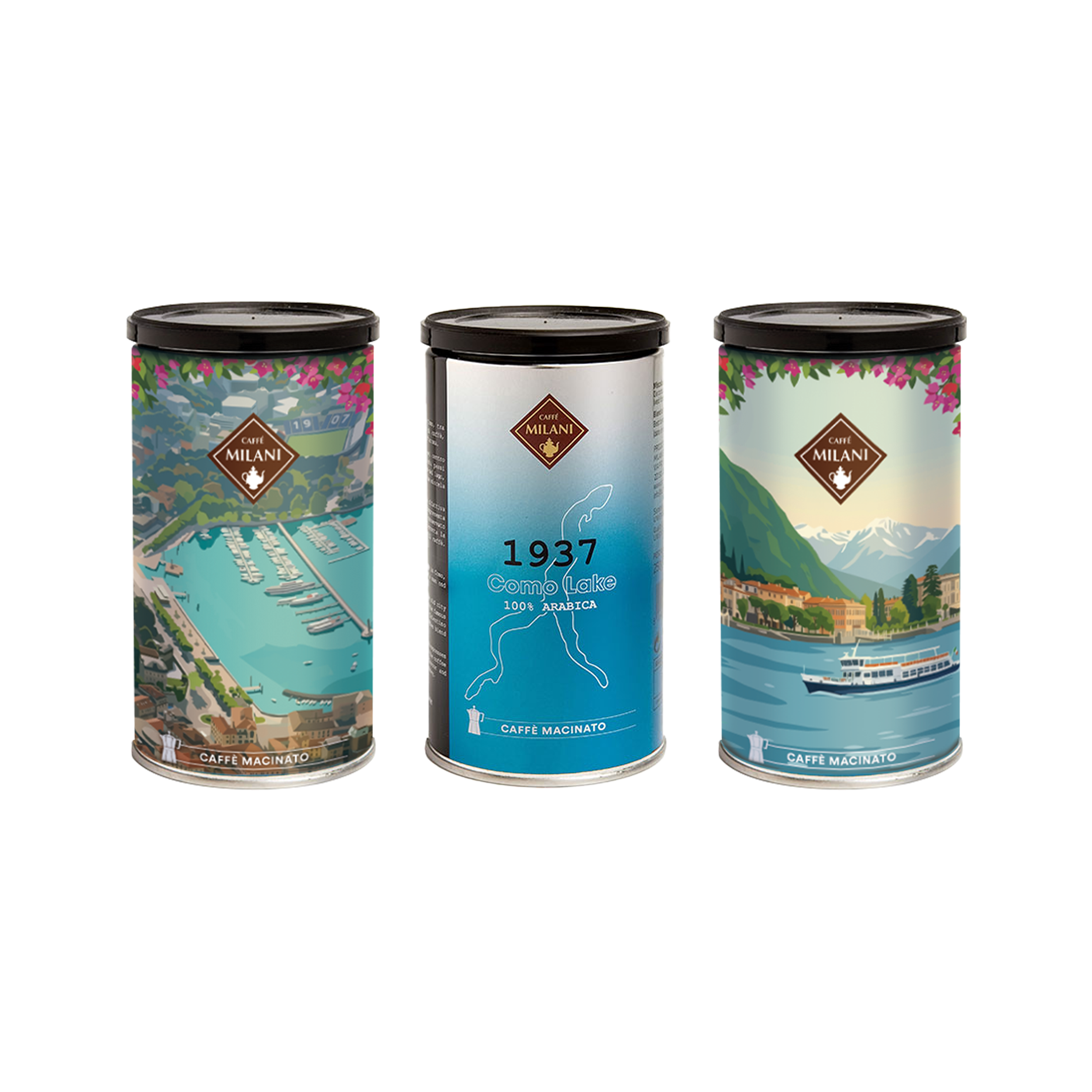 caff-milani-kit-lake-como-coffee-3x-caff-macinato image 1