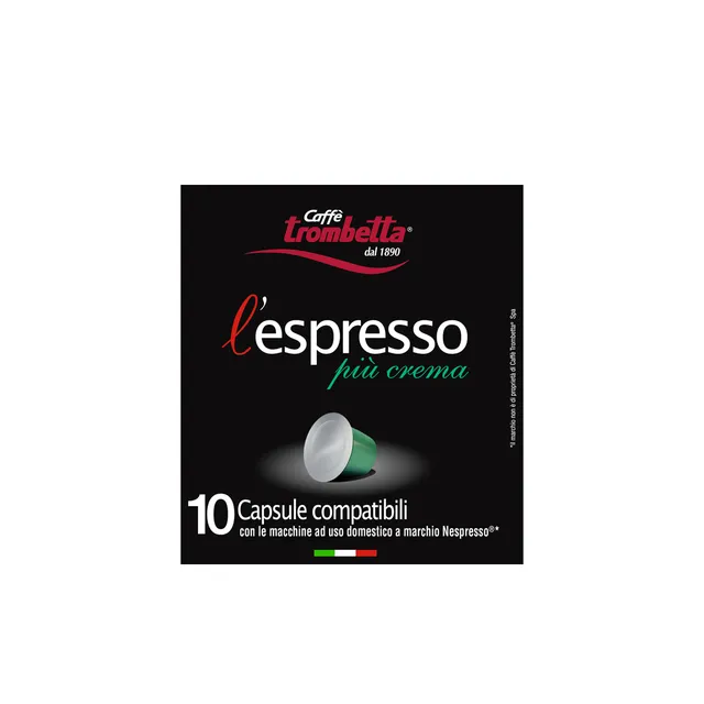 caff-trombetta-l-espresso-pi-crema-8-confezioni-da-10-capsule-80-capsule image 1