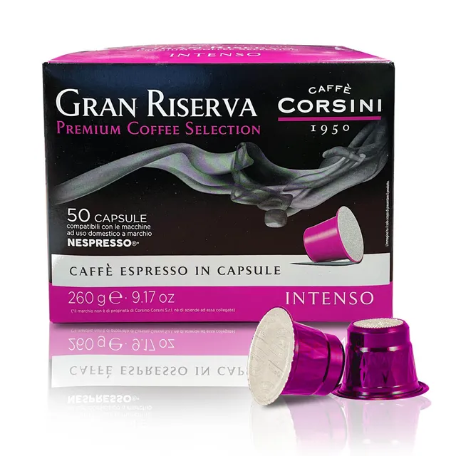 caff-corsini-gran-riserva-intenso-50-capsule-compatibili-nespresso-cartone-4-con image 1