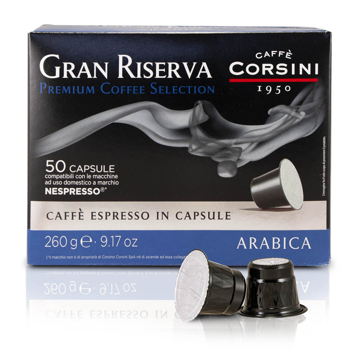 caff-corsini-gran-riserva-100-arabica-50-capsule-compatibili-nespresso image 1
