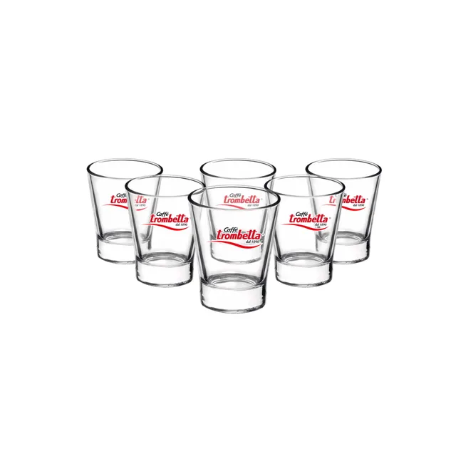 caff-trombetta-set-6-bicchierini-vetro-caff image 1