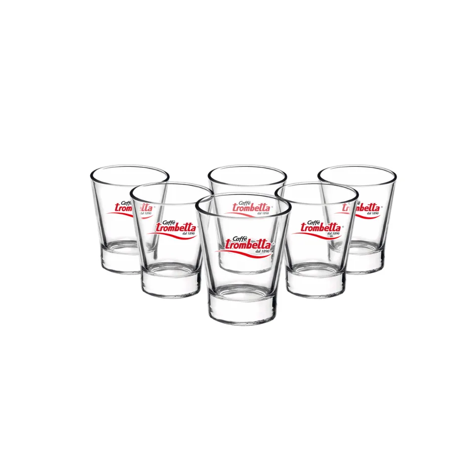 caff-trombetta-set-6-bicchierini-vetro-caff image 1