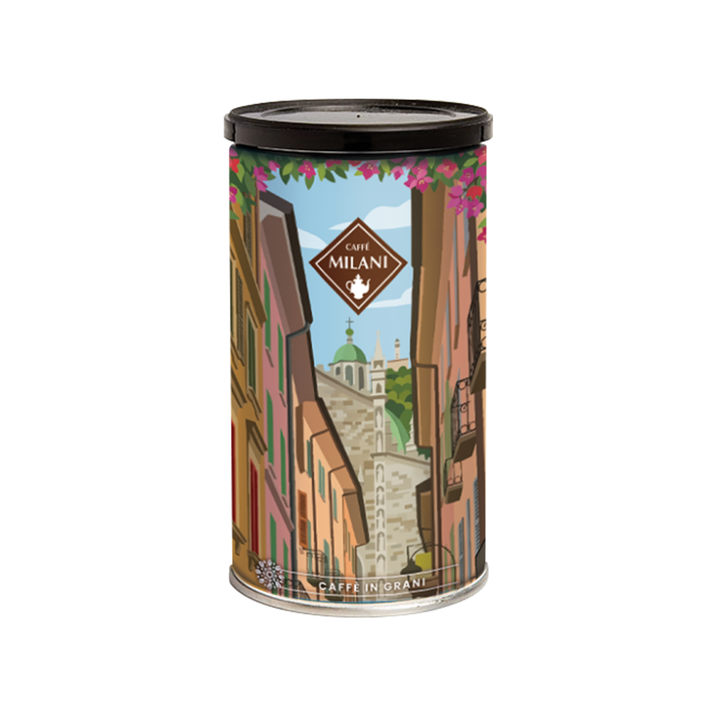 caff-milani-como-city-postcard-collezione-privata-caff-in-grani-250-g image 1