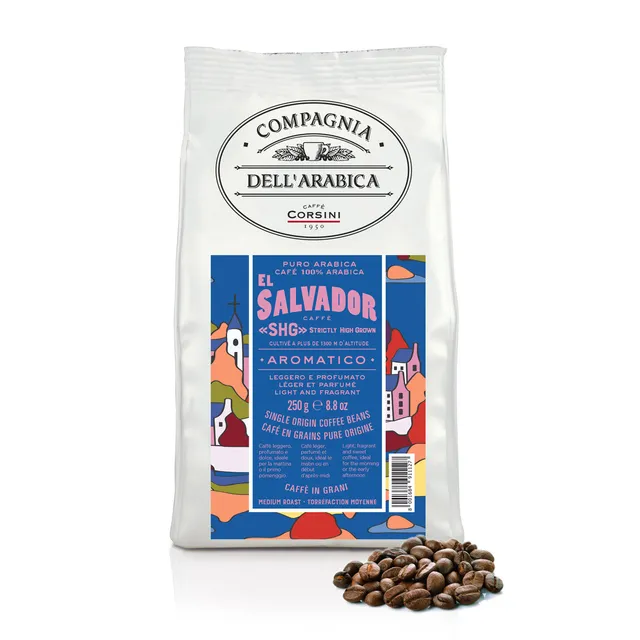 caff-corsini-el-salvador-100-arabica-caff-in-grani-250g image 1