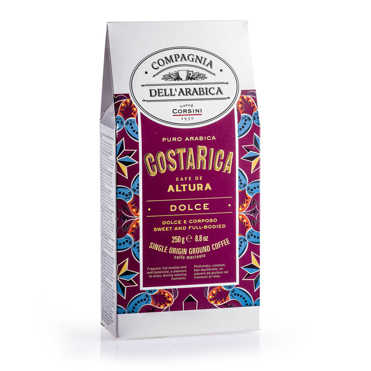 caff-corsini-compagnia-dell-arabica-costa-rica-macinato-100-arabica-250g image 2