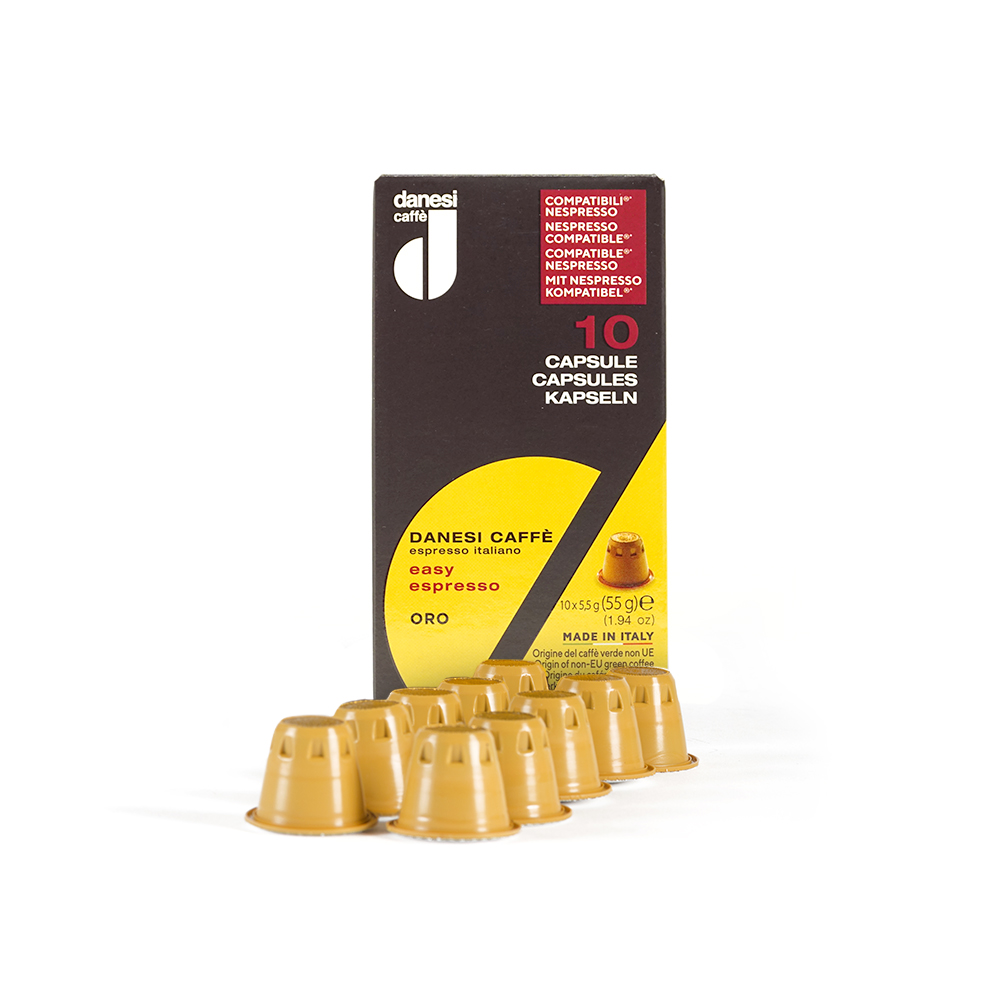 danesi-caff-easy-espresso-oro-10-capsule-compatibili-nespresso image 1