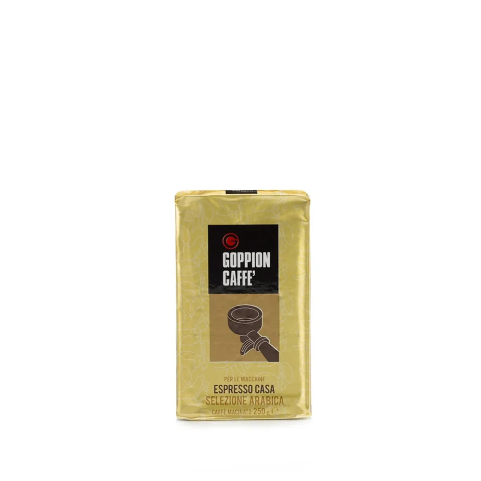 goppion-caff-oro-line-espresso-miscela-in-grani-e-macinato-per-espresso-casa image 1