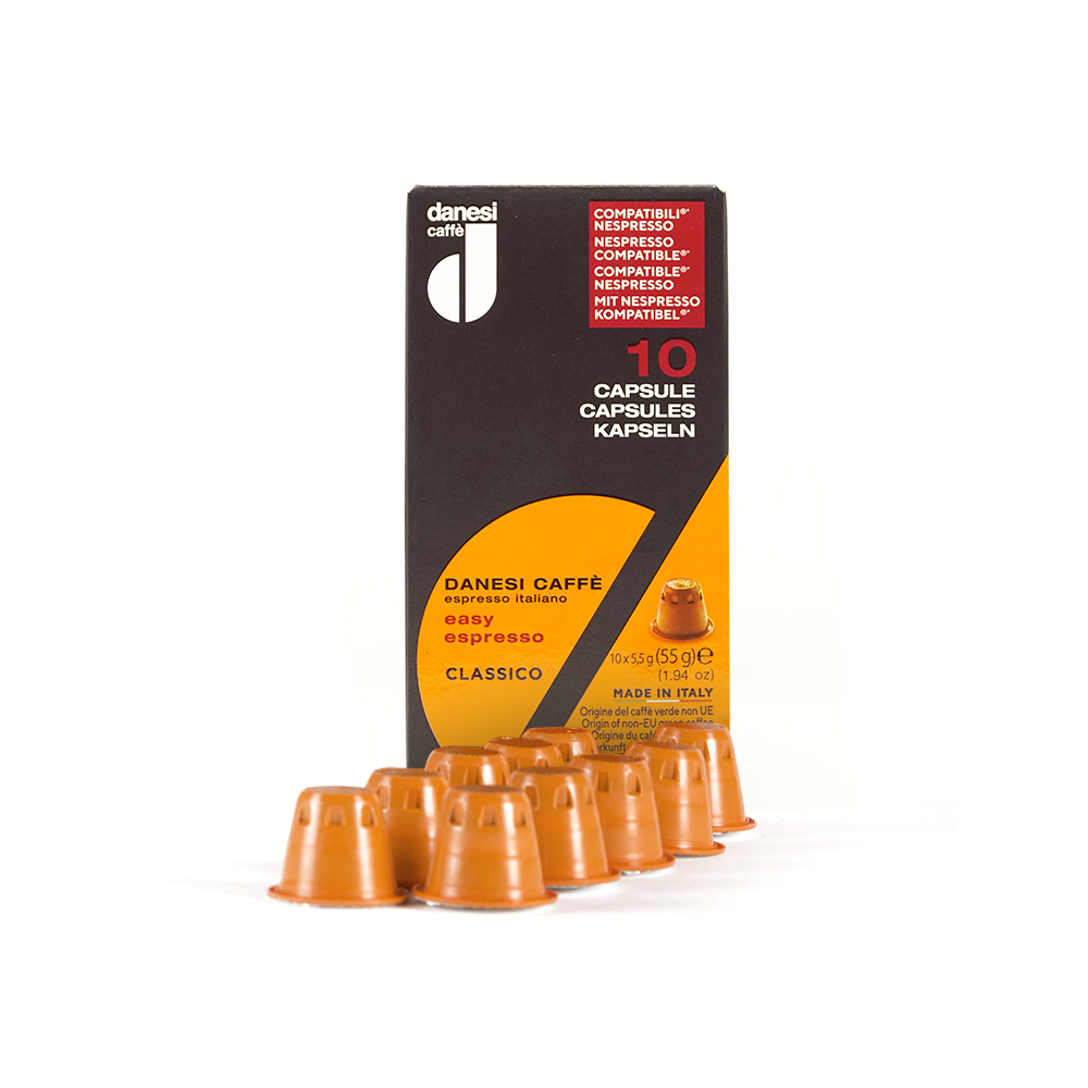 danesi-caff-easy-espresso-classico-10-capsule-compatibili-nespresso image 1
