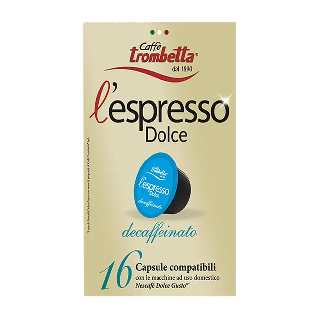 caff-trombetta-l-espresso-dolce-decaffeinato-128-capsule-compatibili-dolce-gusto image 1
