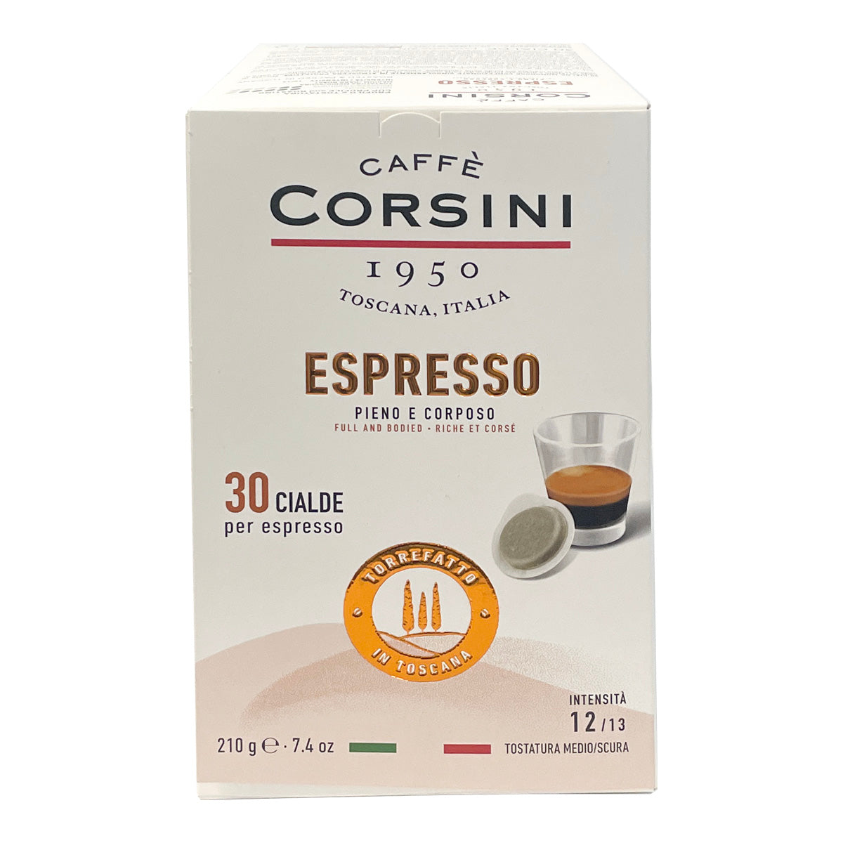 caff-corsini-espresso-gusto-pieno-e-corposo-30-cialde-monodose-7-g image 4