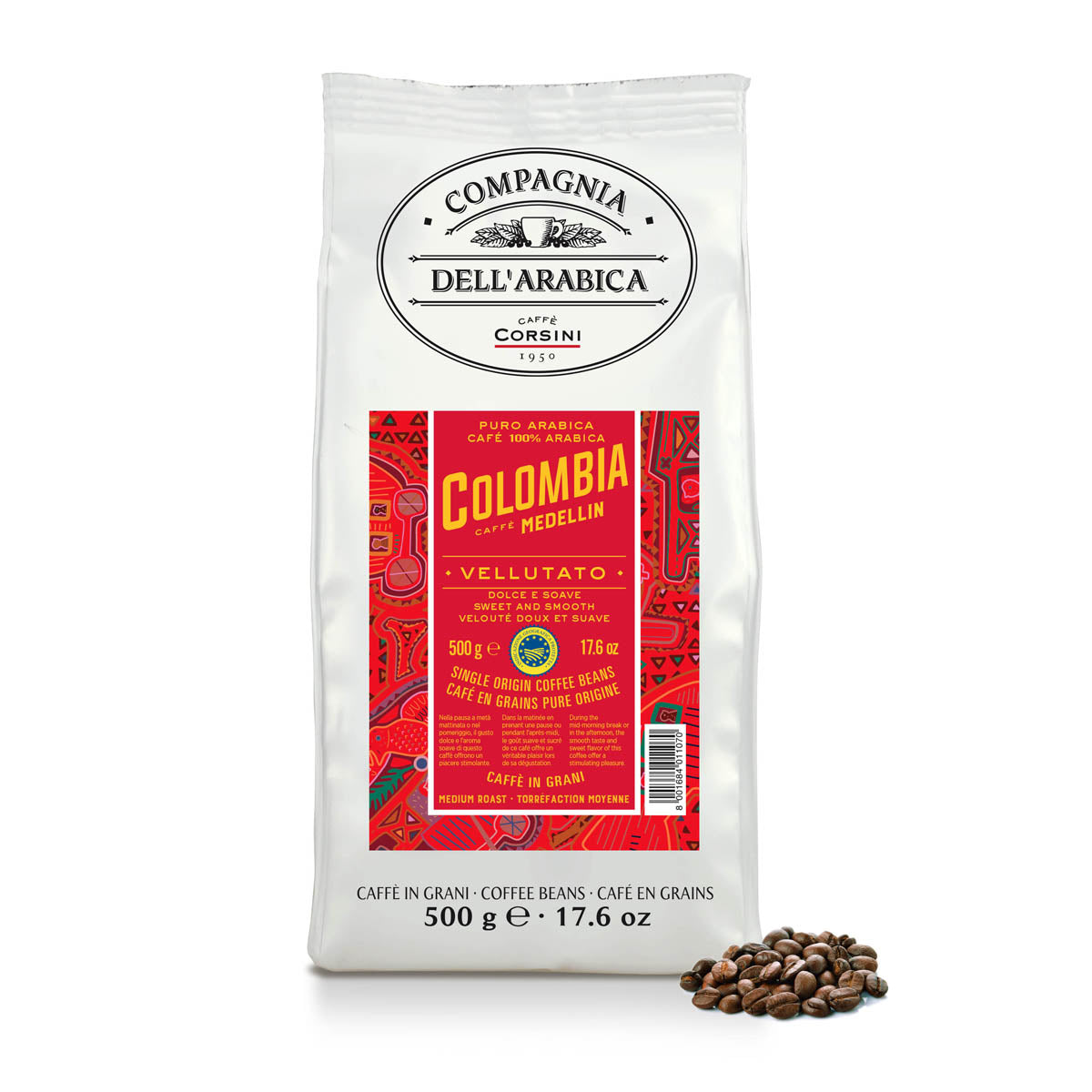 caff-corsini-colombia-medellin-100-arabica-igp-caff-in-grani-500g image 2