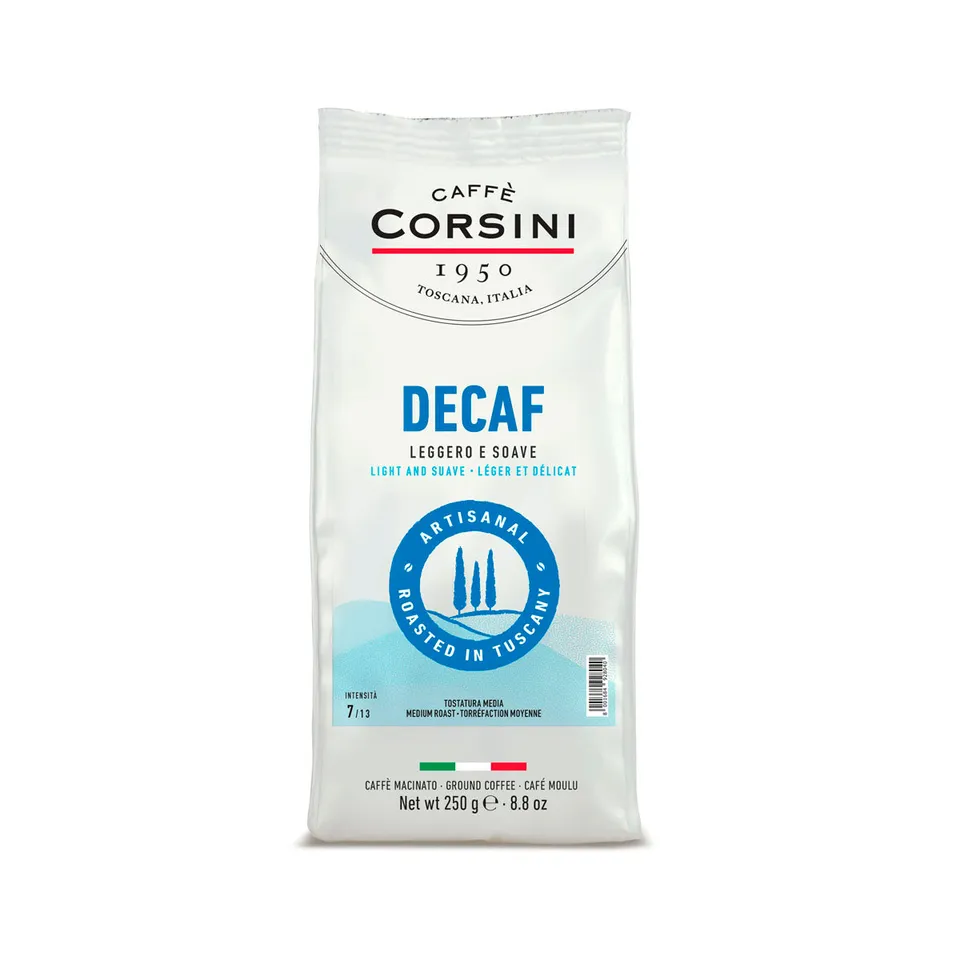 caff-corsini-decaffeinato-caff-macinato-arabica-e-robusta-250g image 1