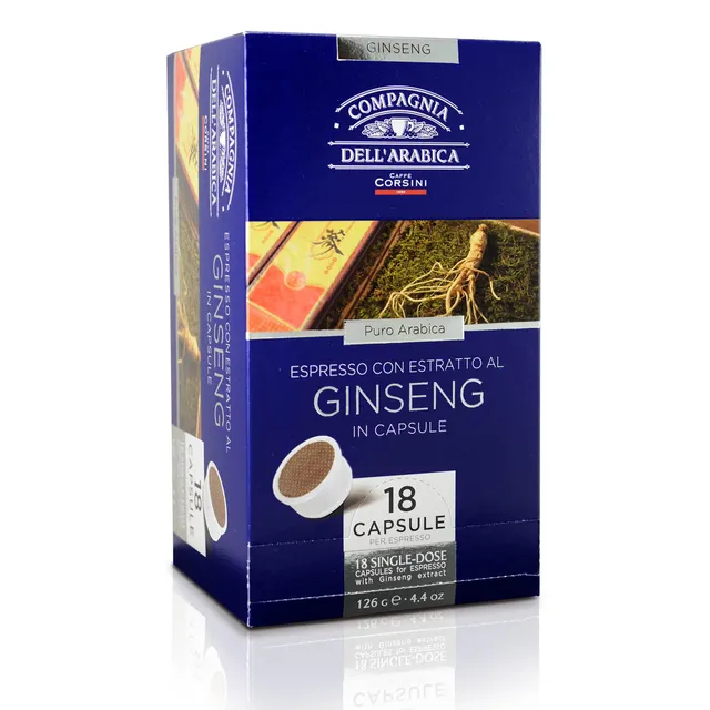caff-corsini-al-ginseng-18-capsule-compatibili-lavazza-espresso-point image 1