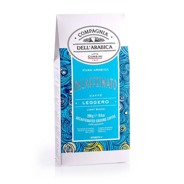 caff-corsini-decaffeinato-light-blend-100-arabica-caff-macinato-250g image 1