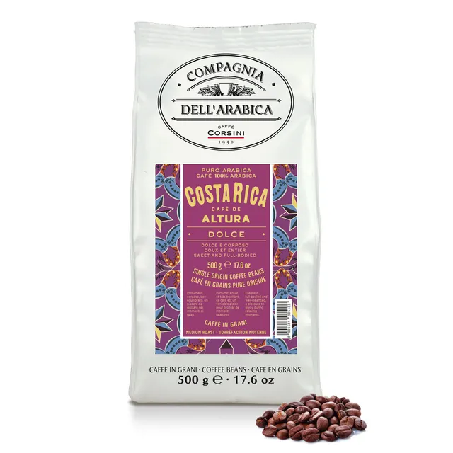 caff-corsini-costa-rica-100-arabica-in-grani-500g image 1