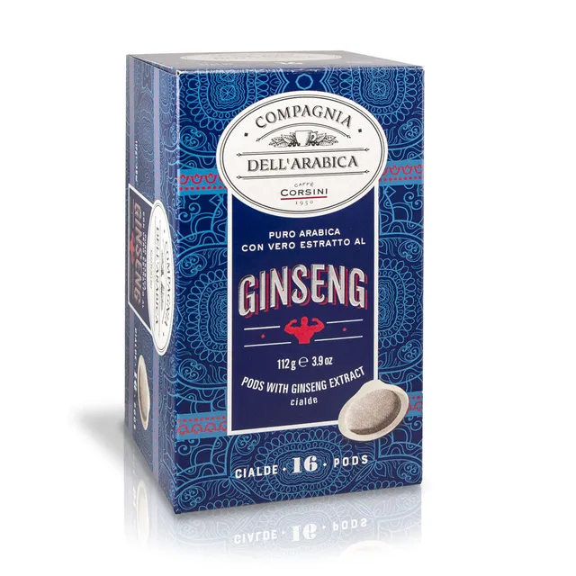 caff-corsini-ginseng-100-arabica-cialde-ese-44mm-cartone-192-pezzi image 1