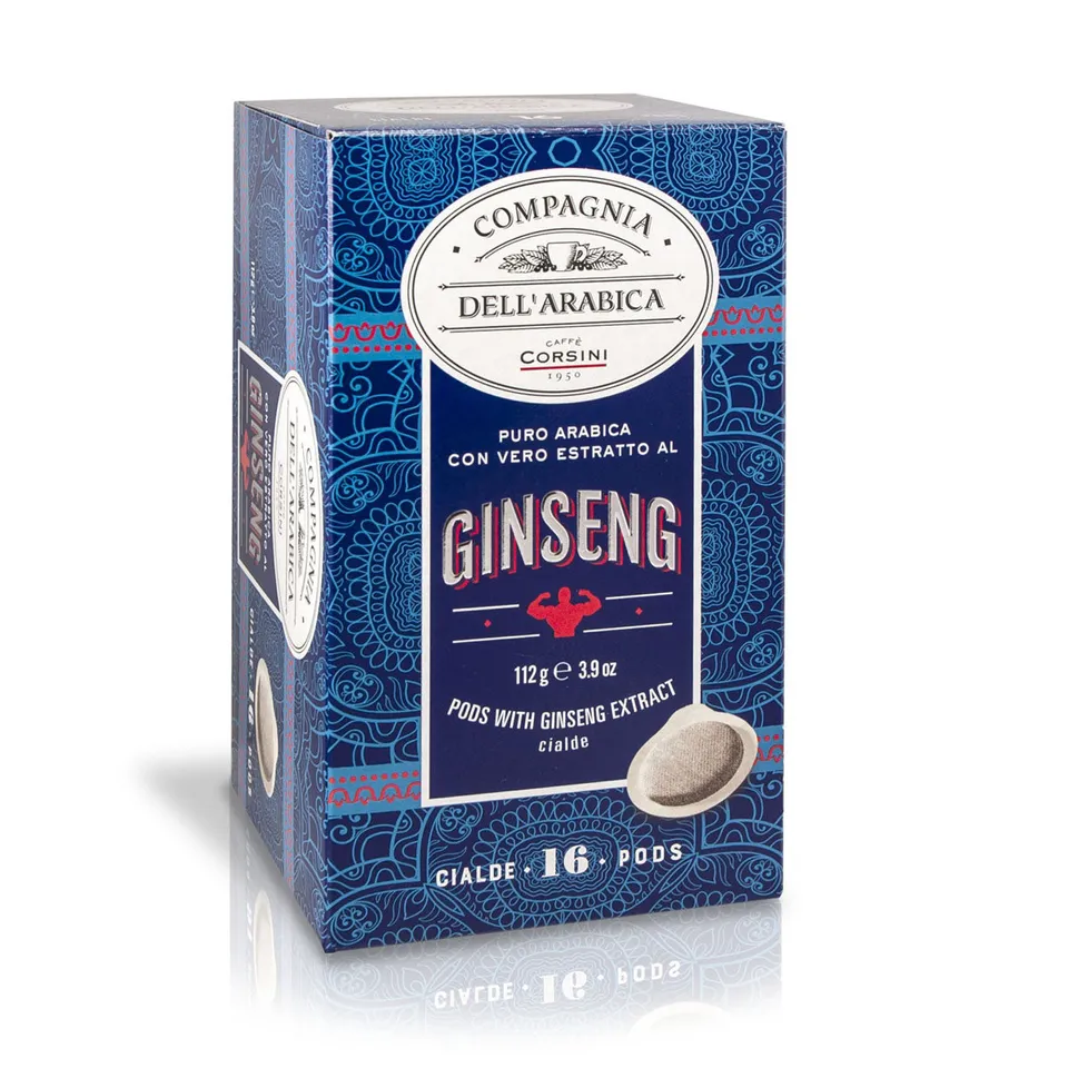 caff-corsini-ginseng-100-arabica-cialde-ese-44mm-cartone-192-pezzi image 1