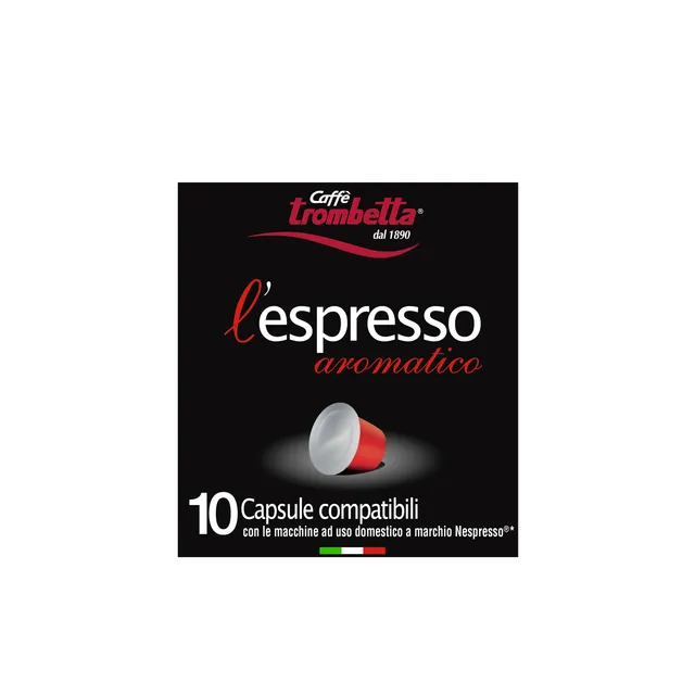 caff-trombetta-l-espresso-aromatico-80-capsule-compatibili-nespresso-8x10 image 1