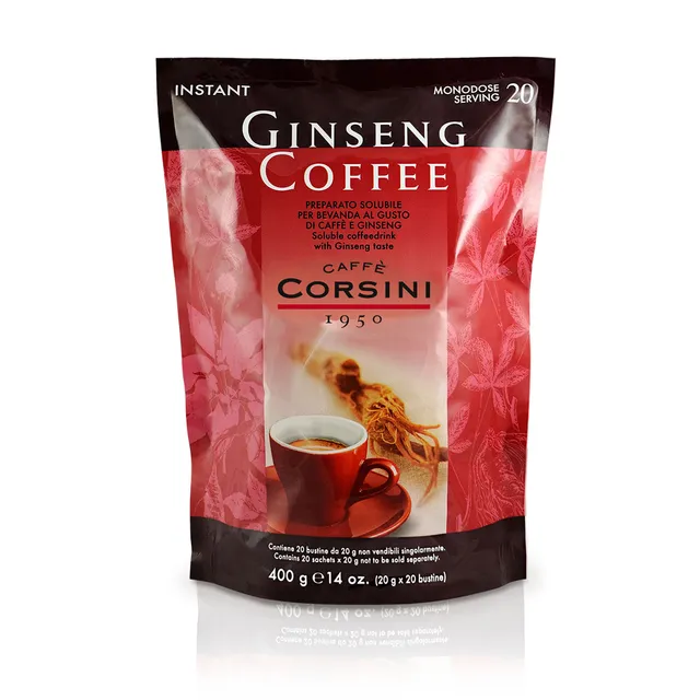 caff-corsini-ginseng-coffee-bevanda-solubile-20-bustine-monodose-da-20g image 1