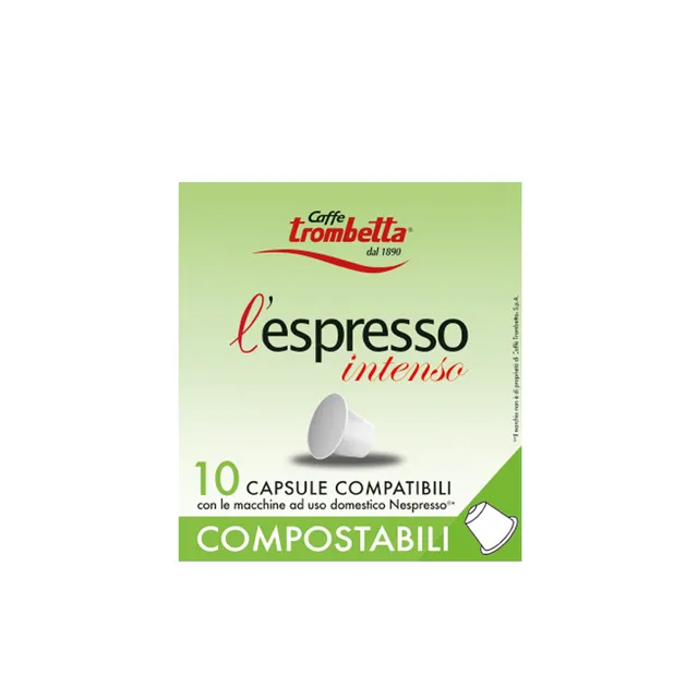 caff-trombetta-l-espresso-compostabili-intenso-80-capsule image 1