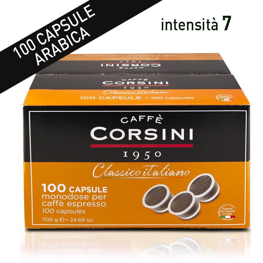 caff-corsini-classico-italiano-100-arabica-capsule-compatibili-lavazza-espresso- image 1
