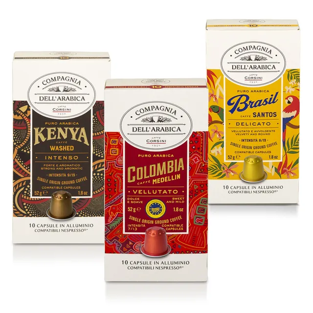 caff-corsini-compagnia-dell-arabica-capsule-compatibili-nespresso-brasil-colombi image 1
