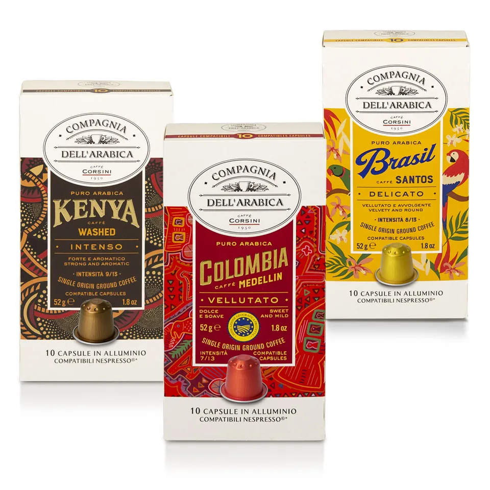 caff-corsini-compagnia-dell-arabica-capsule-compatibili-nespresso-brasil-colombi image 1