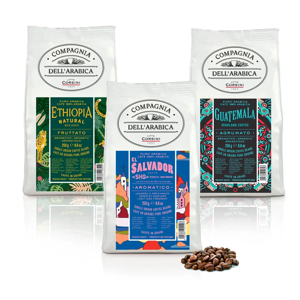caff-corsini-arabica-selection-caff-in-grani-3-x-250g-el-salvador-guatemala-etio image 1