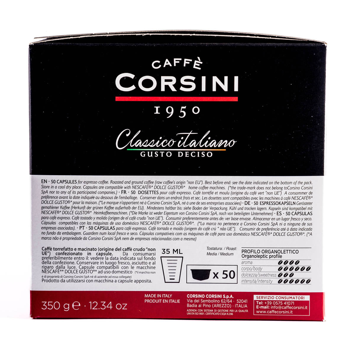 caff-corsini-classico-italiano-intenso-capsule-compatibili-dolce-gusto-50pz image 2
