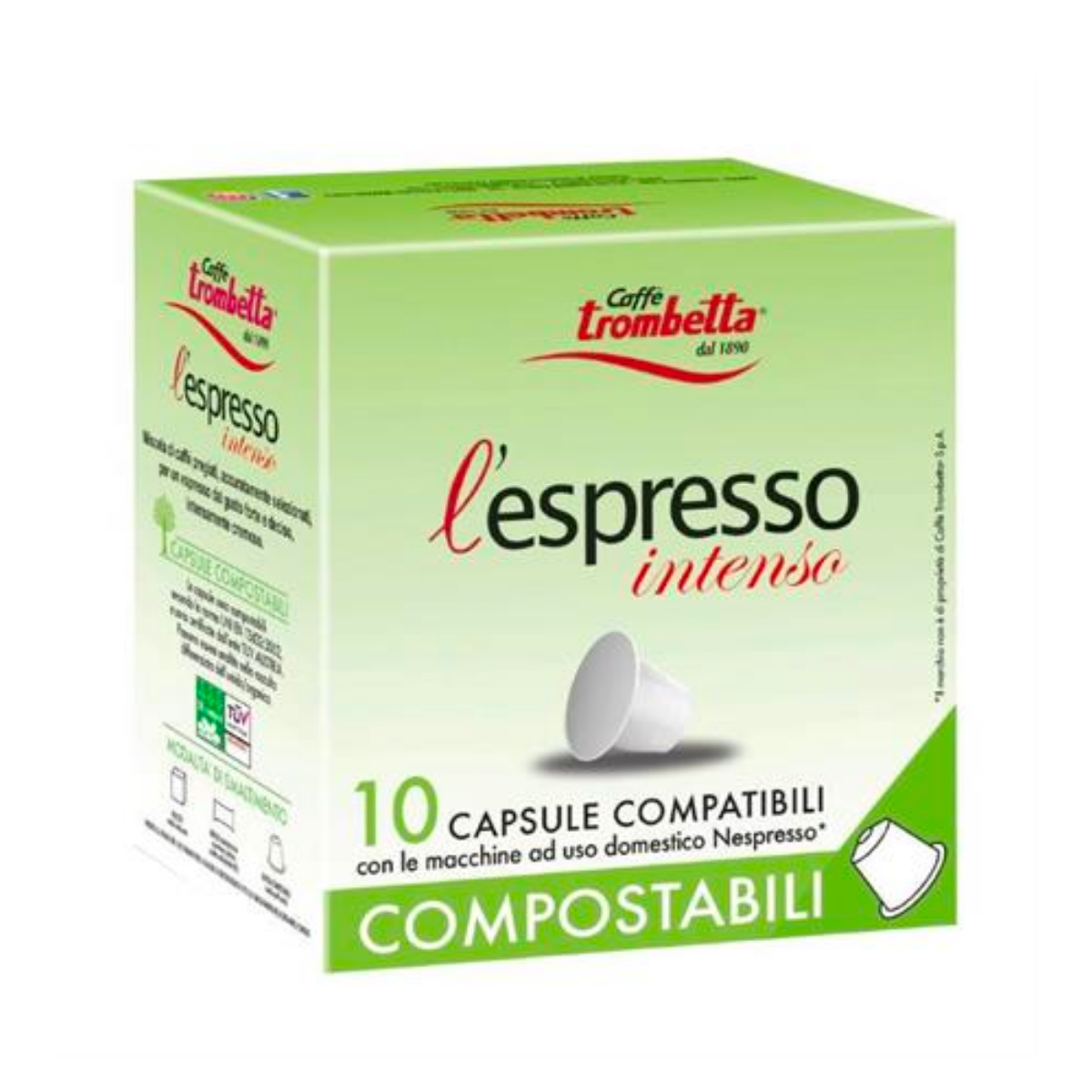 caff-trombetta-l-espresso-compostabili-intenso-80-capsule image 2