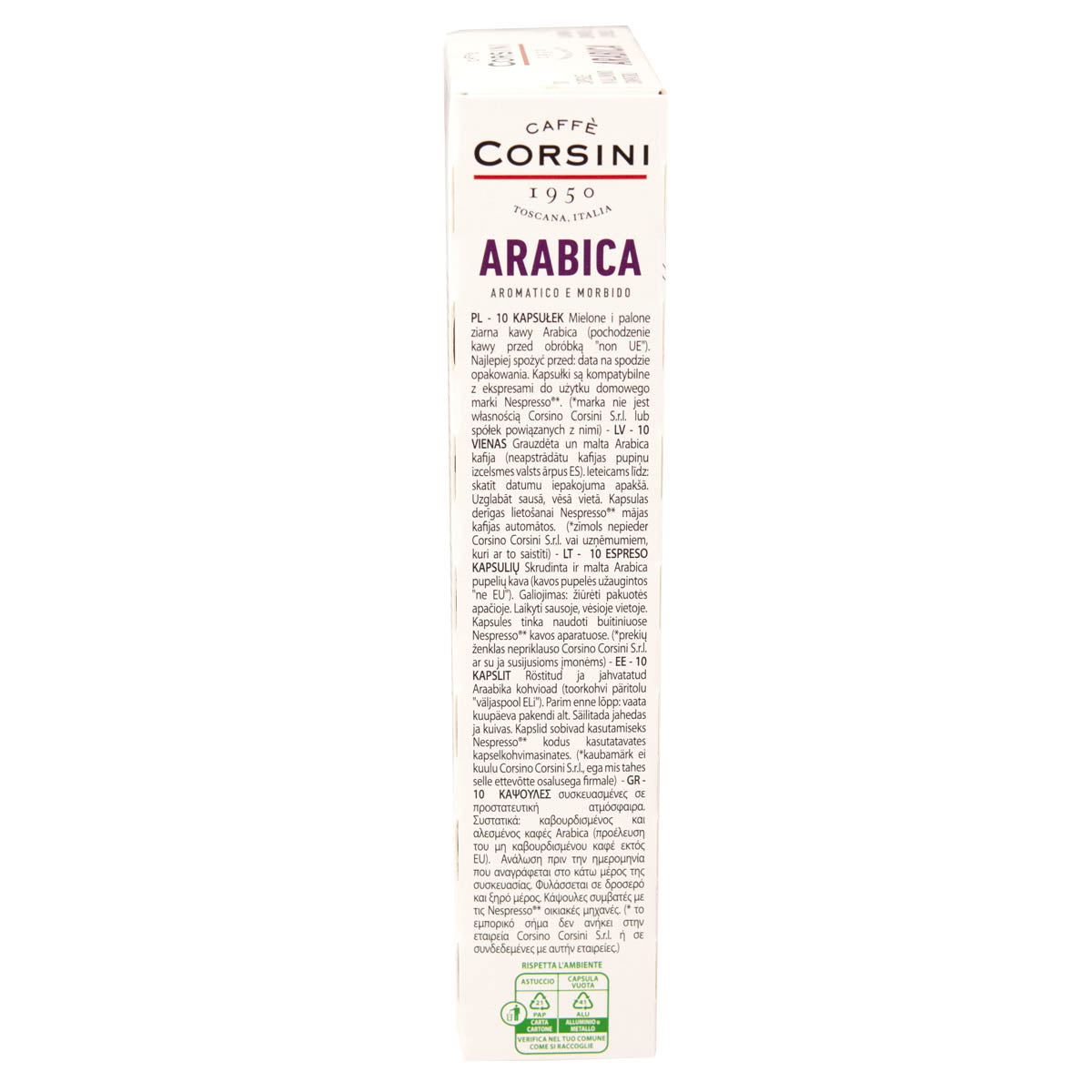 caff-corsini-100-arabica-10-capsule-compatibili-nespresso-miscela-aromatica image 3
