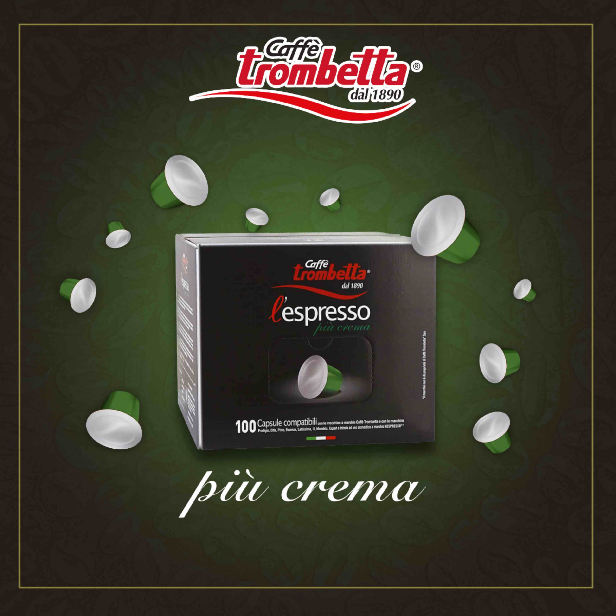caff-trombetta-l-espresso-pi-crema-100-capsule-compatibili-nespresso image 3