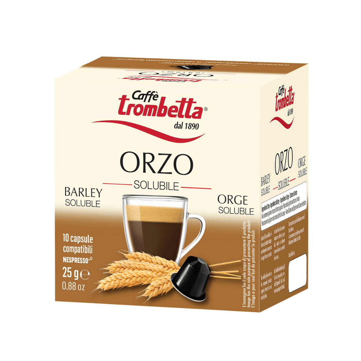 caff-trombetta-l-espresso-orzo-40-capsule-compatibili-nespresso image 2
