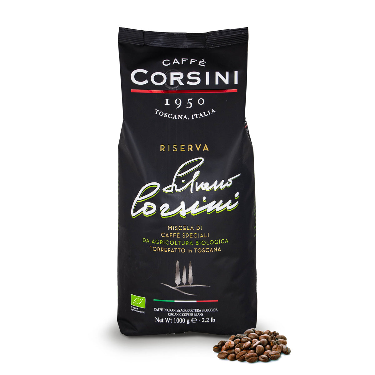 caff-corsini-riserva-silvano-corsini-bio-caff-in-grani-arabica-e-robusta-1-kg image 1