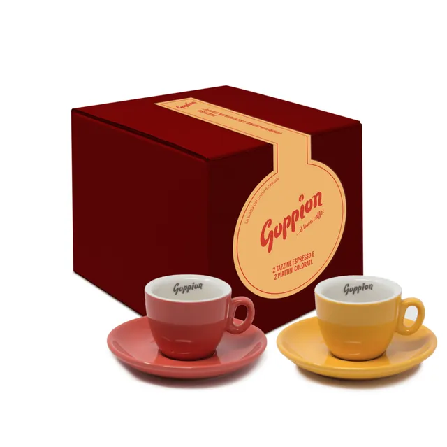 goppion-caff-red-box-set-regalo-con-2-tazzine-espresso-e-2-piattini image 1