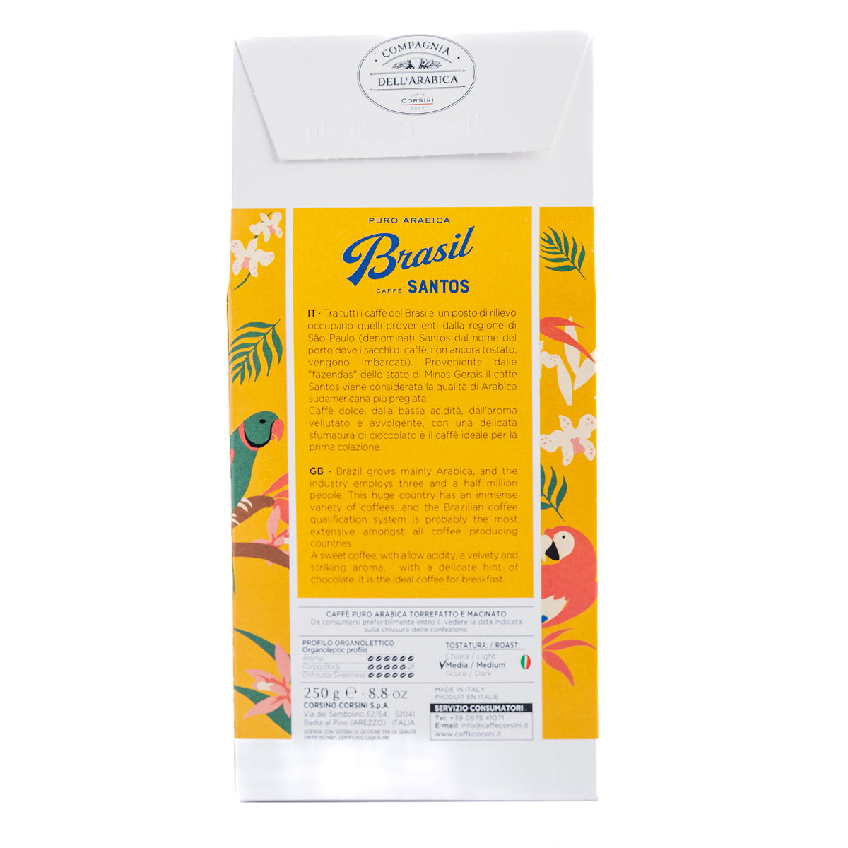 caff-corsini-brasil-santos-100-arabica-caff-macinato-250g image 5