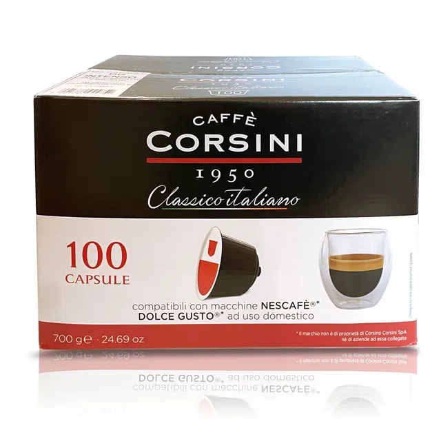 caff-corsini-classico-italiano-intenso-capsule-compatibili-dolce-gusto-100-pezzi image 1