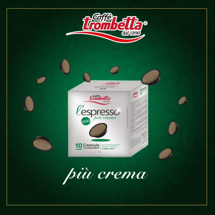 caff-trombetta-l-espresso-mio-pi-crema-80-capsule-compatibili-lavazza-a-modo-mio image 3