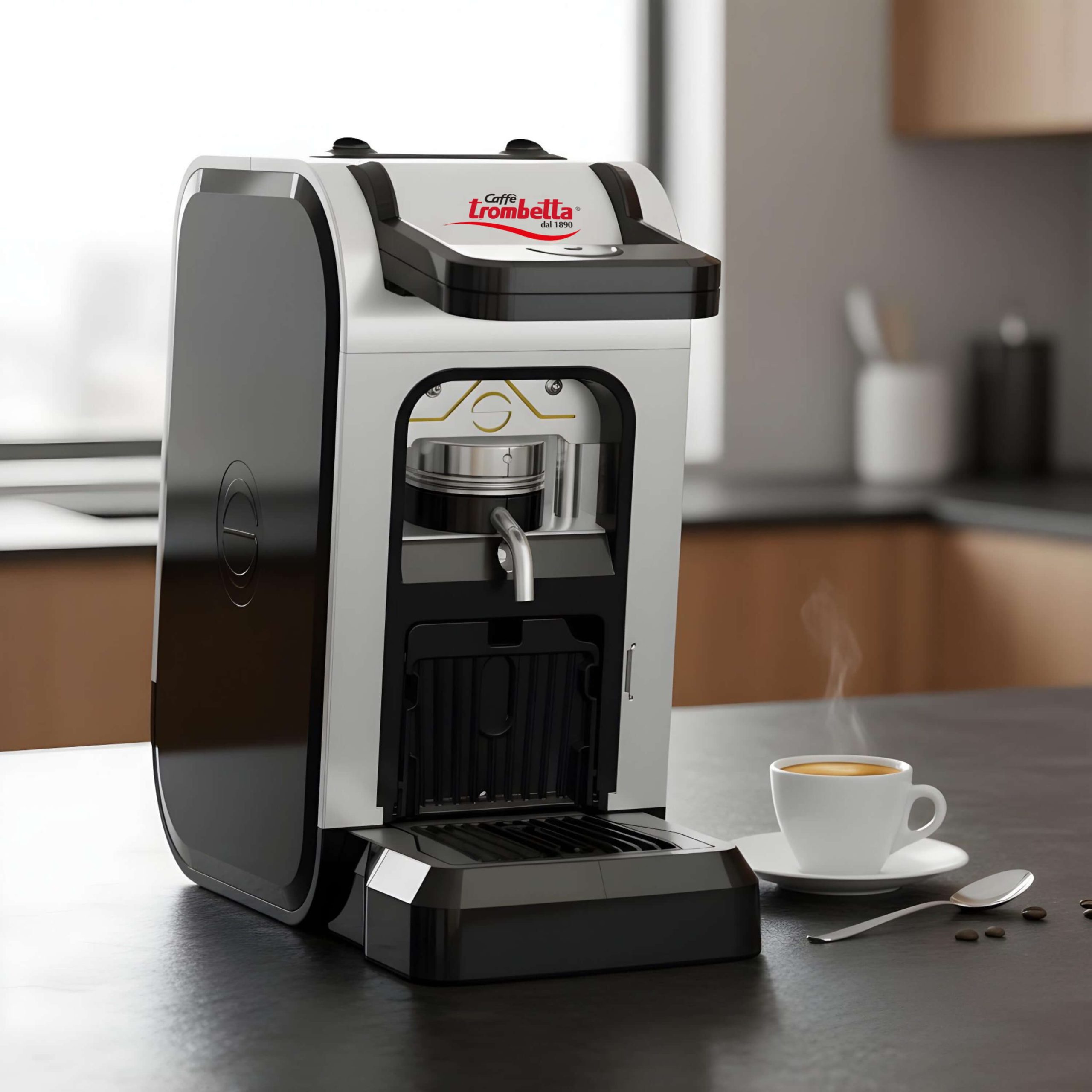 spinel-ciao-macchina-caff-a-cialde-ese-caff-trombetta image 2