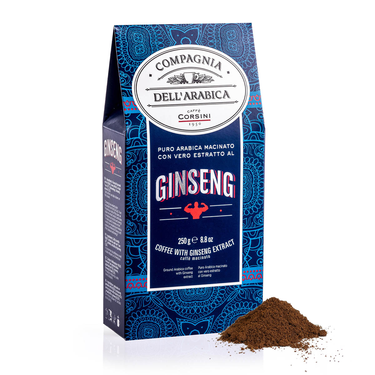 caff-corsini-caff-macinato-al-ginseng-100-arabica-per-moka-250-g image 2