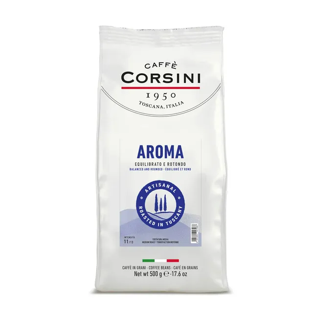 caff-corsini-aroma-miscela-arabica-e-robusta-caff-in-grani-500g-cartone-da-15 image 1