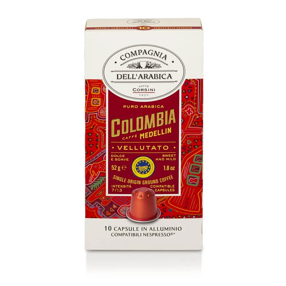 caff-corsini-colombia-100-arabica-igp-10-capsule-alluminio-compatibili-nespresso image 1
