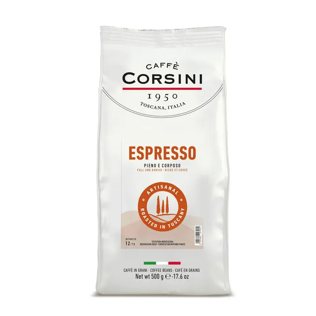 caff-corsini-espresso-miscela-arabica-e-robusta-caff-in-grani-500g image 1