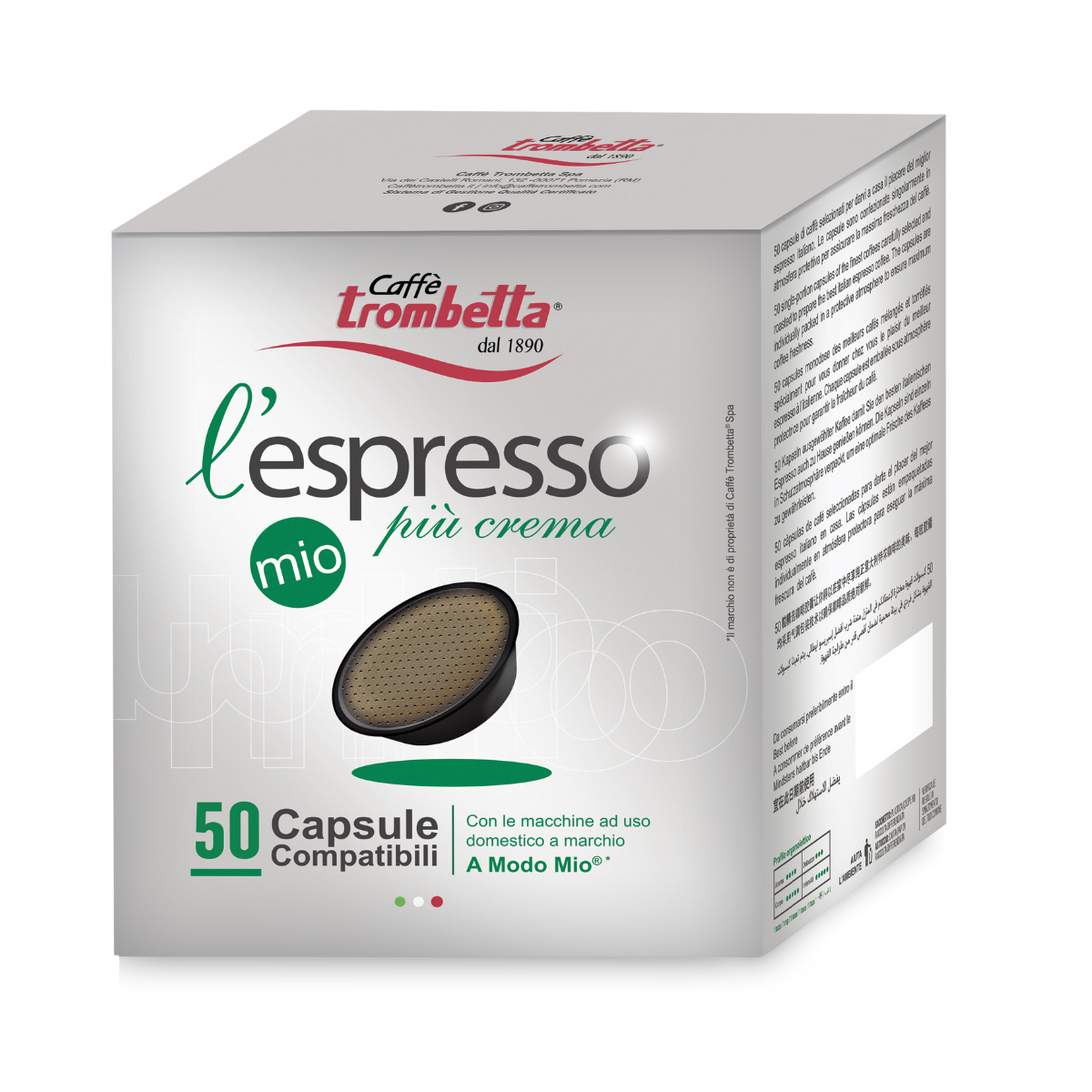 caff-trombetta-l-espresso-mio-pi-crema-300-capsule-compatibili-lavazza-a-modo-mi image 2