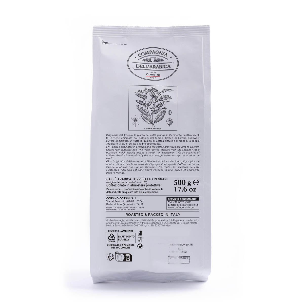 caff-corsini-ara-organic-brasil-caff-in-grani-100-arabica-bio-500g image 4