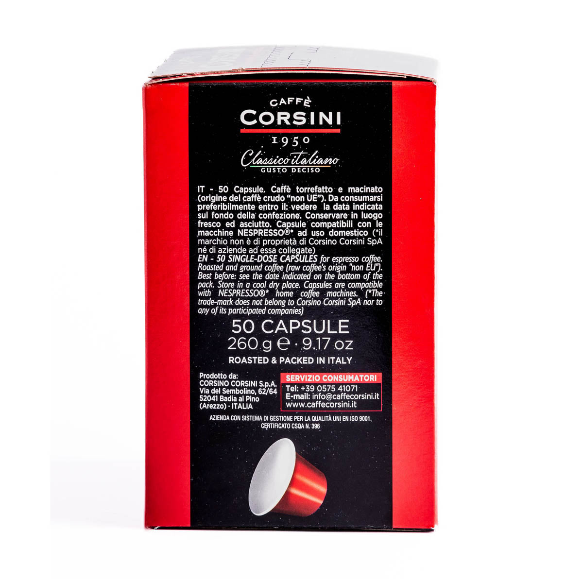 caff-corsini-classico-italiano-gusto-deciso-50-capsule-compatibili-nespresso image 2