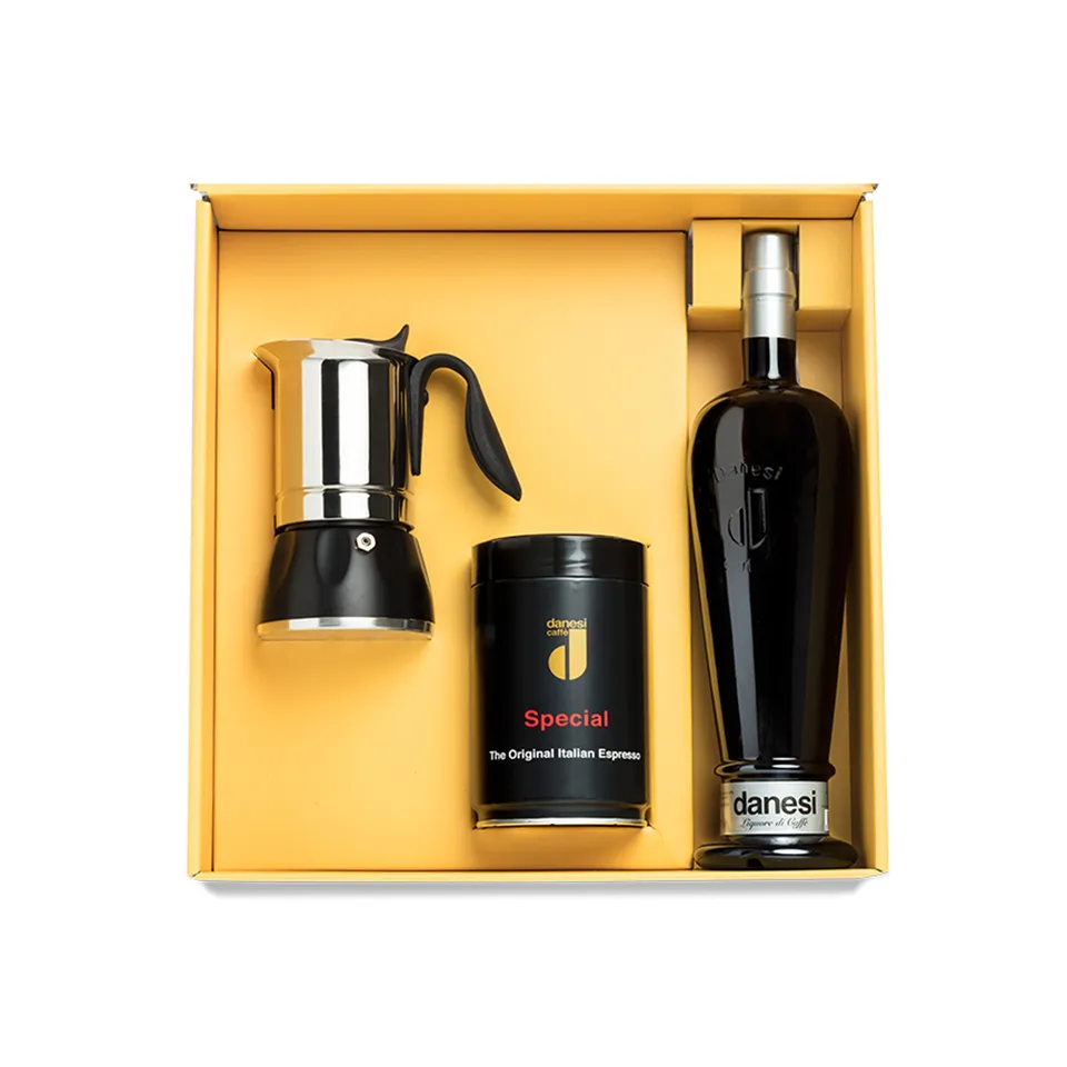 danesi-caff-luxury-new-set-3-pezzi-con-moka-3-tazze image 1