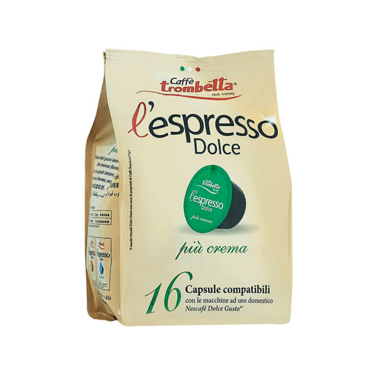 caff-trombetta-l-espresso-dolce-pi-crema-128-capsule-compatibili-dolce-gusto-8x1 image 2